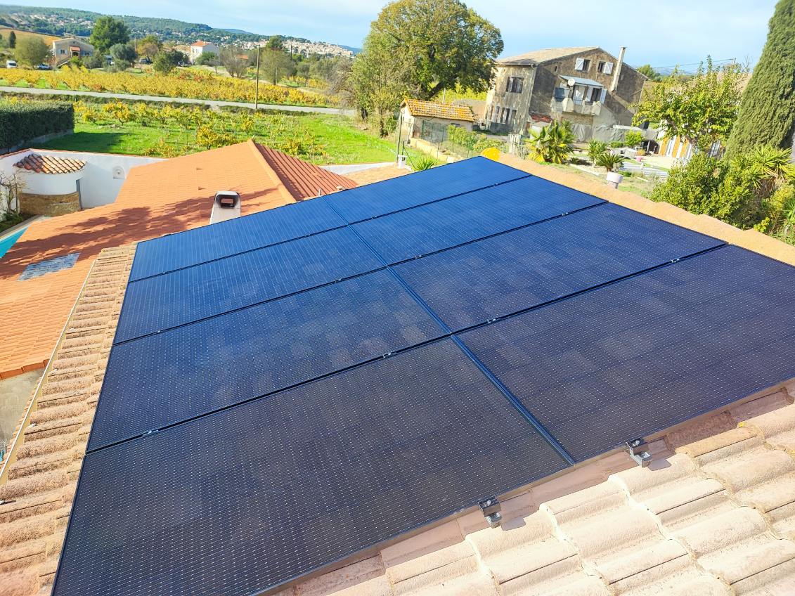 Installation de panneaux photovoltaïques Sunpower - 3 kwc de puissance